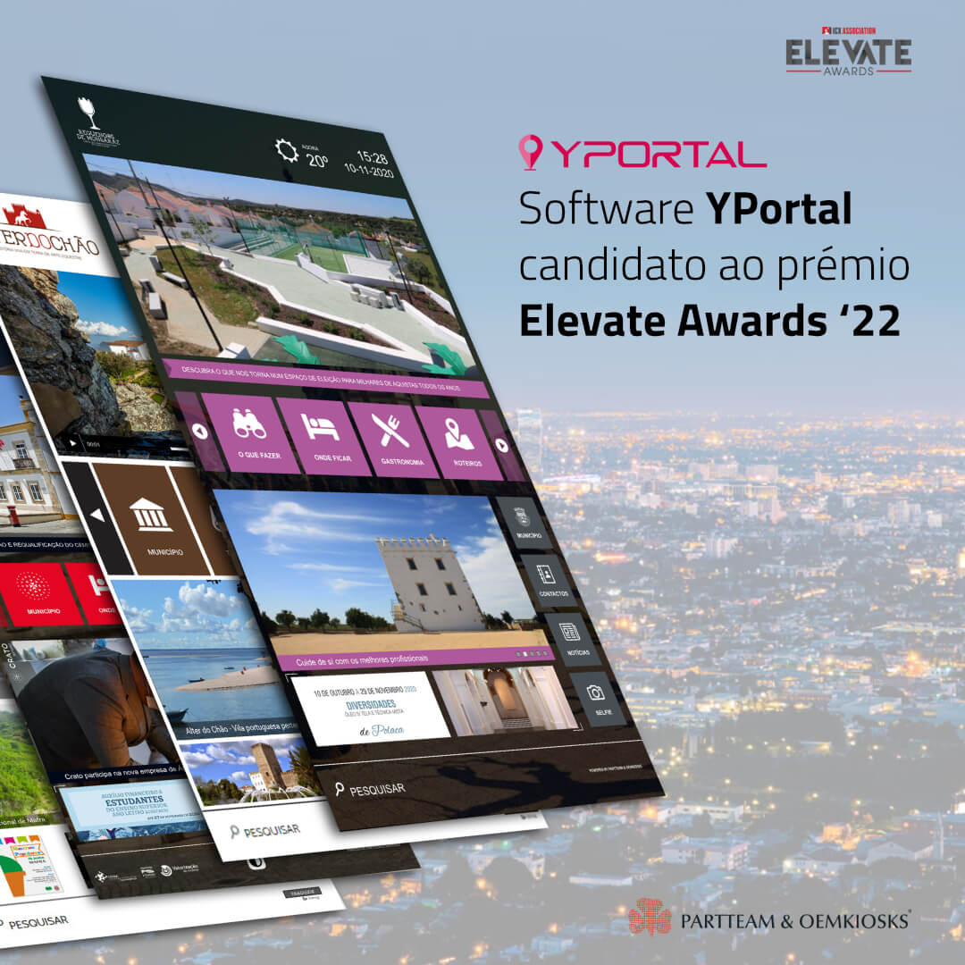 PARTTEAM & OEMKIOSKS é candidata aos Elevate Awards 2022 com o software YPortal