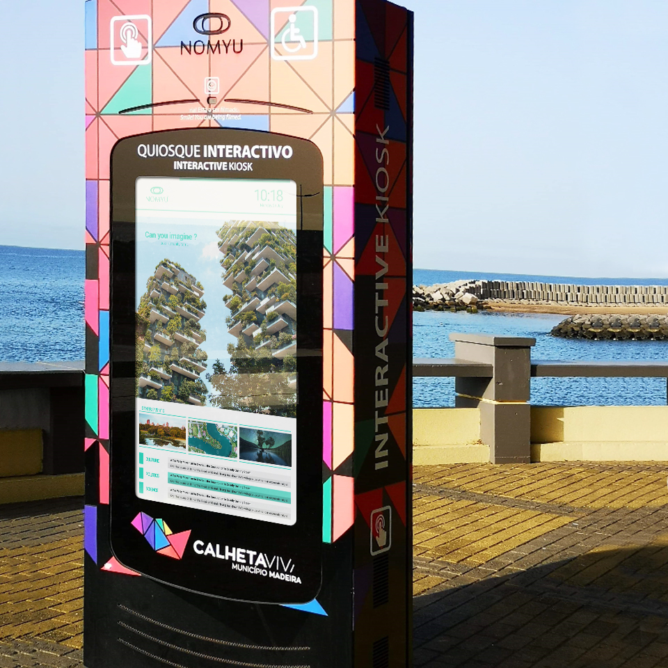 Mupi digital NOMYU contribui para incremento do turismo na Madeira