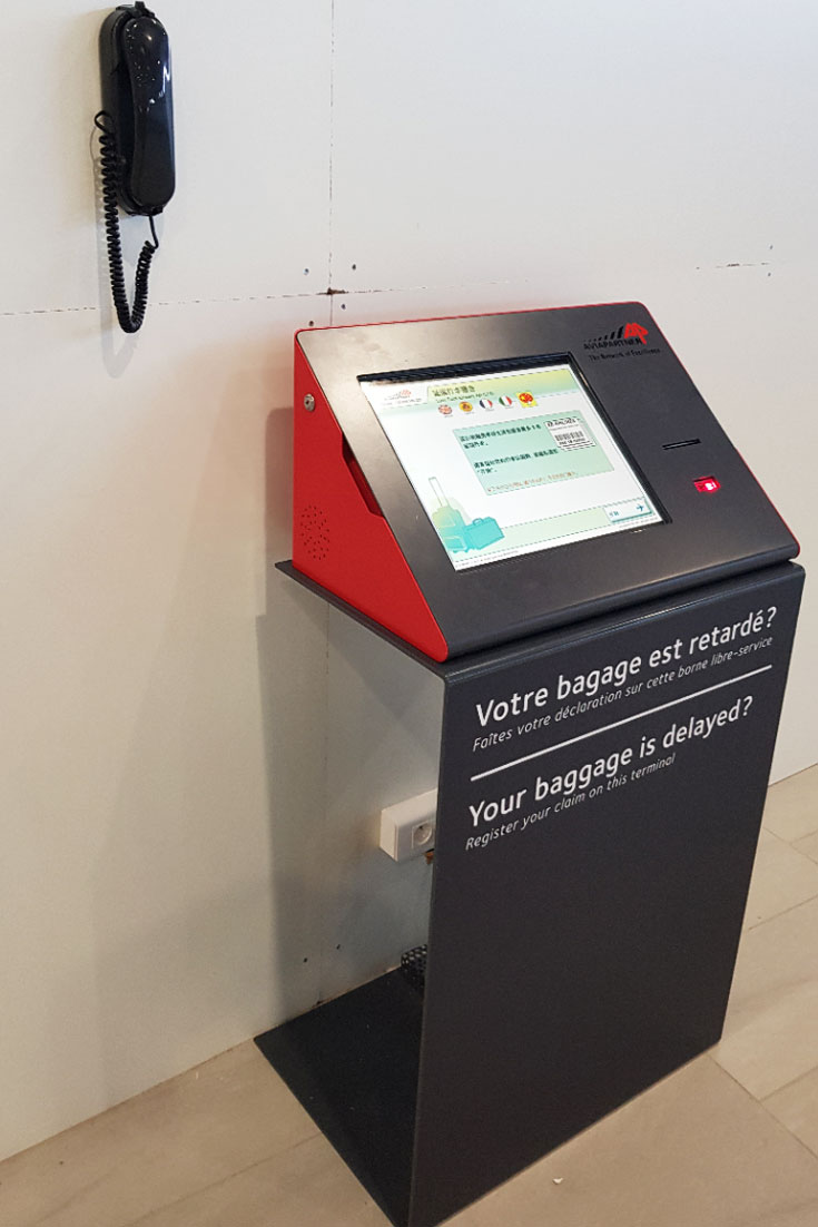 Tecnologia Self-service para Aeroportos Franceses