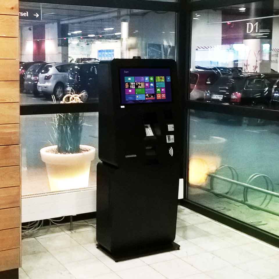 Quiosques de Pagamento Automático para Shopping na Dinamarca