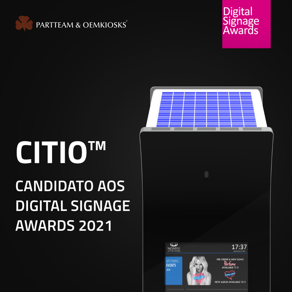 CITIO candidato aos Digital Signage Awards 2021