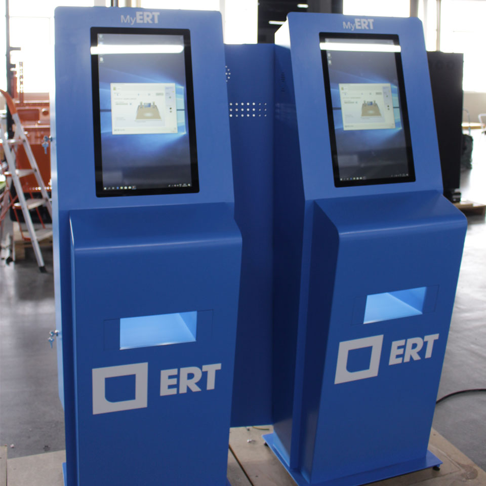 ERT equipada com quiosques interactivos da PARTTEAM & OEMKIOSKS