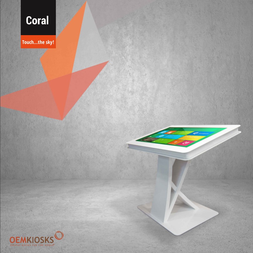 Mesa Interactiva CORAL by PARTTEAM & OEMKIOSKS